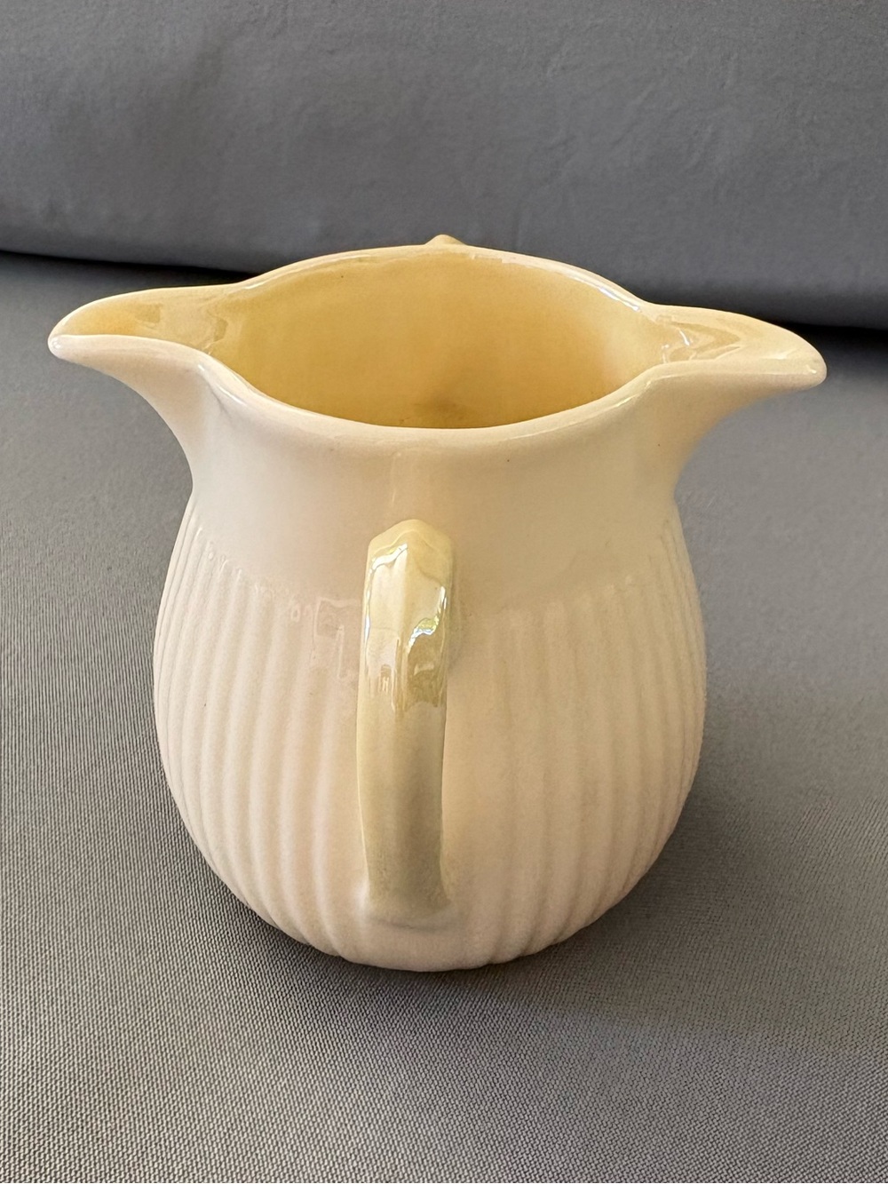 Vintage Belleek Double Spout Creamer in the Lifford Pattern